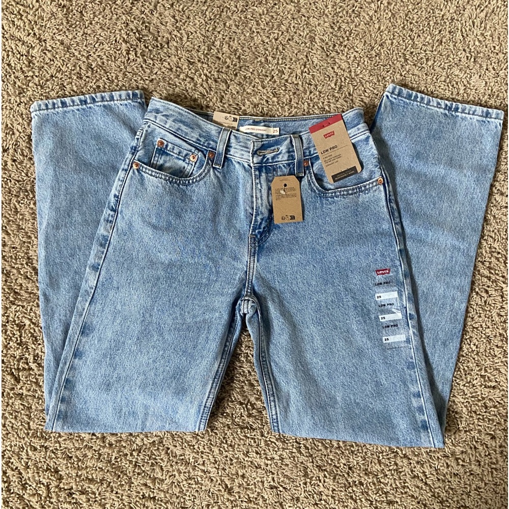 Levi’s Light Blue Lowpros sz. 25 never worn!